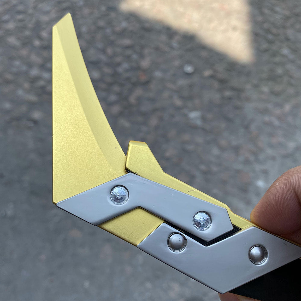 Metal Prime 2.0 Karambit Blunt Blade Trainer Cosplay Prop Game Replica