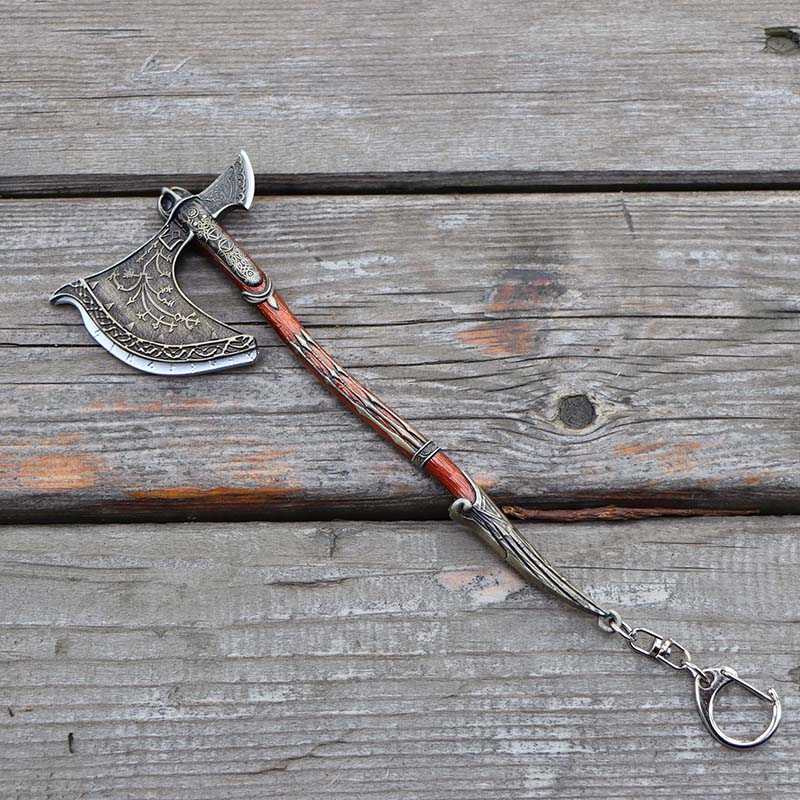 Kratos Leviathan Axe Metal Replica Display Model