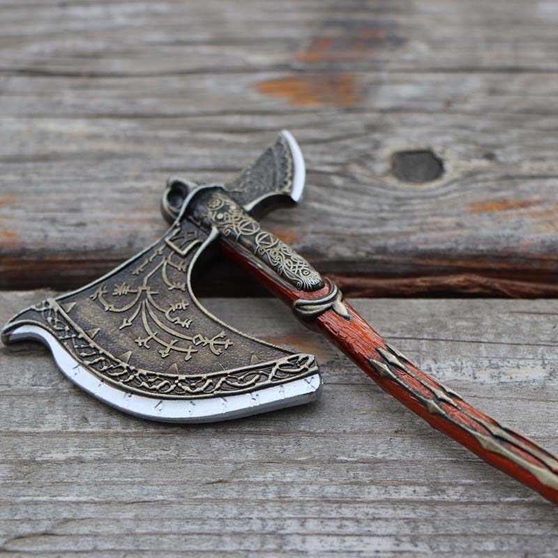 Kratos Leviathan Axe Metal Replica Display Model