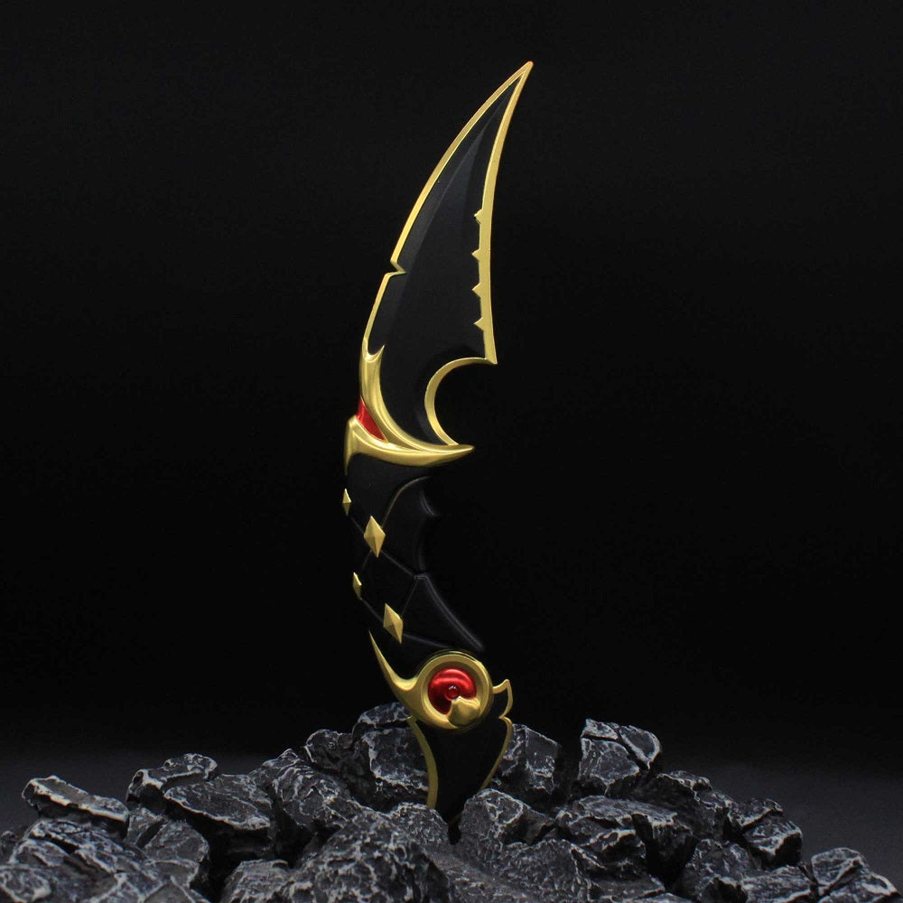 Metal Ruin Dagger Blunt Blade Cosplay Prop Game Replica