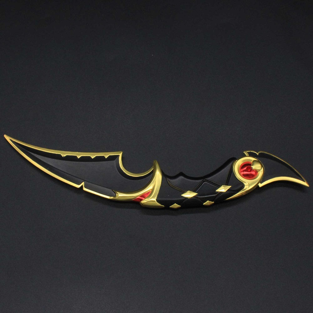 Metal Ruin Dagger Blunt Blade Cosplay Prop Game Replica