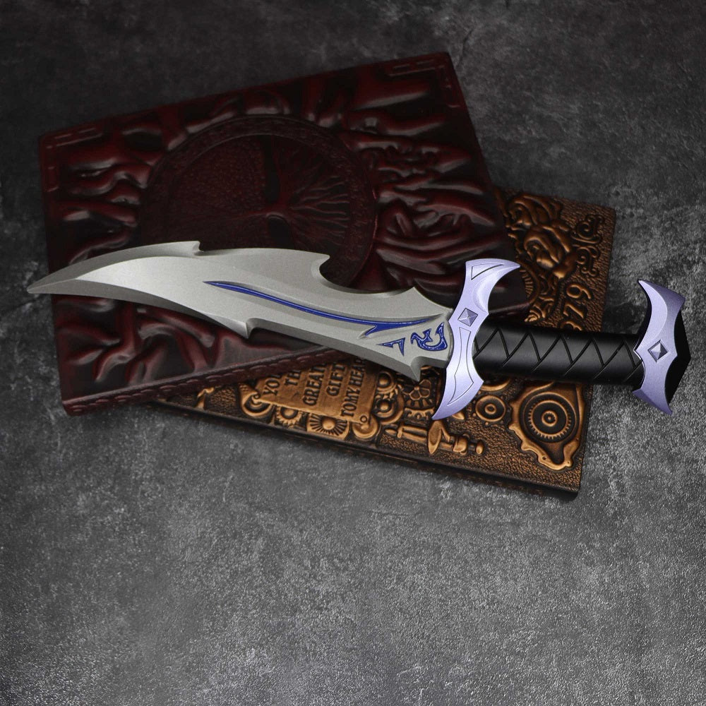 Game Reaver Knife Metal Blunt Blade Dagger Prop Replica