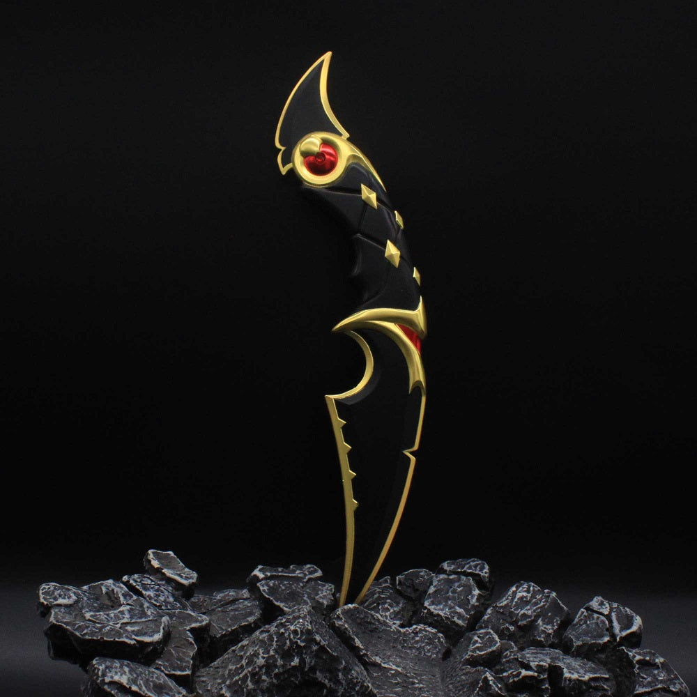 Metal Ruin Dagger Blunt Blade Cosplay Prop Game Replica