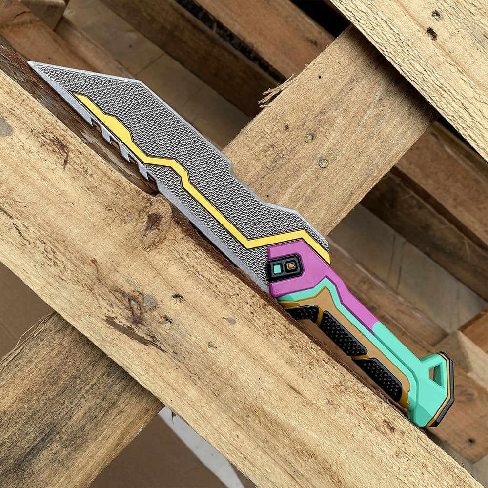 1:1 Glitchpop Knife Life Size Metal Replica--Blunt Blade