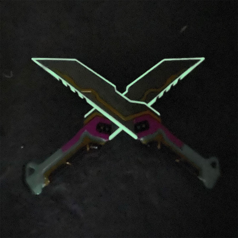 1:1 Glitchpop Knife Life Size Metal Replica--Blunt Blade