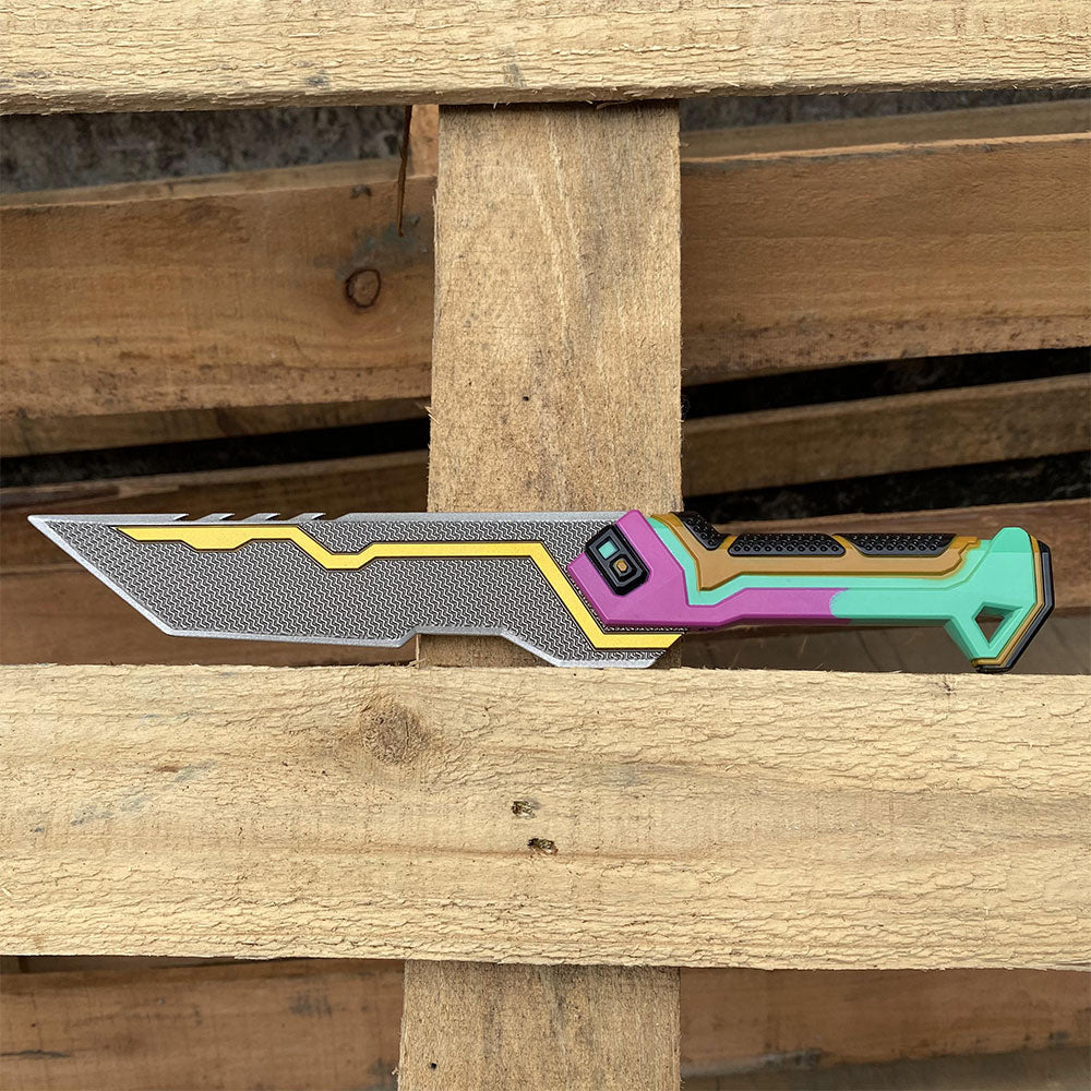 1:1 Glitchpop Knife Life Size Metal Replica--Blunt Blade