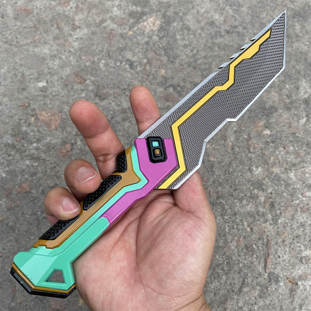 1:1 Glitchpop Knife Life Size Metal Replica--Blunt Blade
