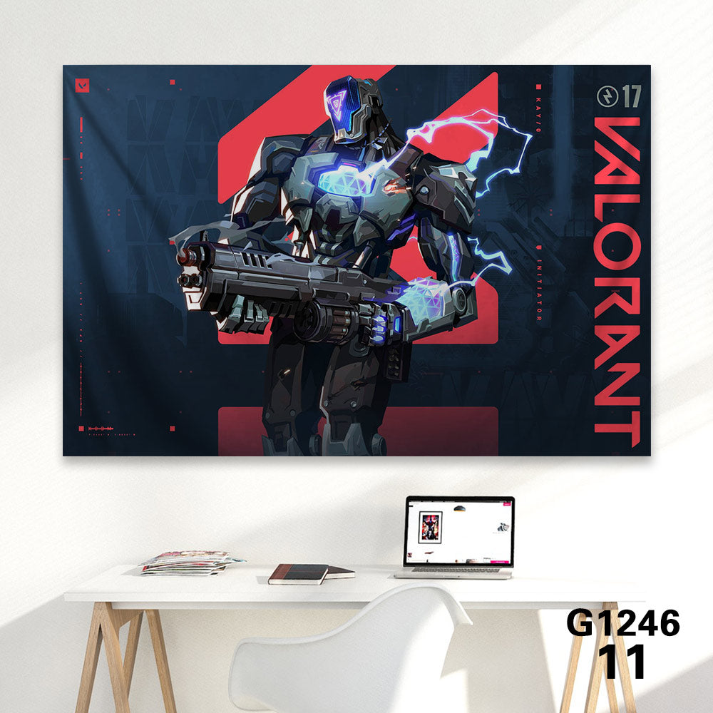 Customized Soft Hot Game Characters Tapestry Wall Arts Gamers Room Decor