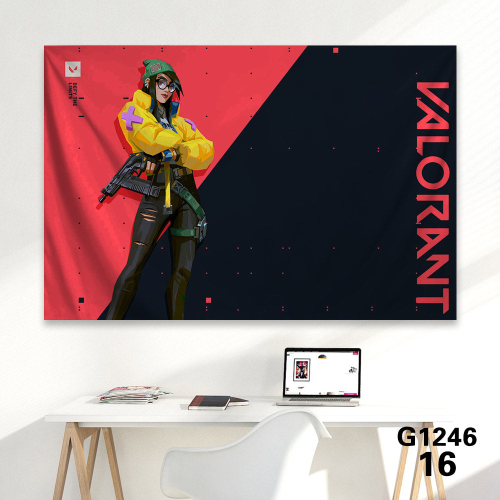 Customized Soft Hot Game Characters Tapestry Wall Arts Gamers Room Decor