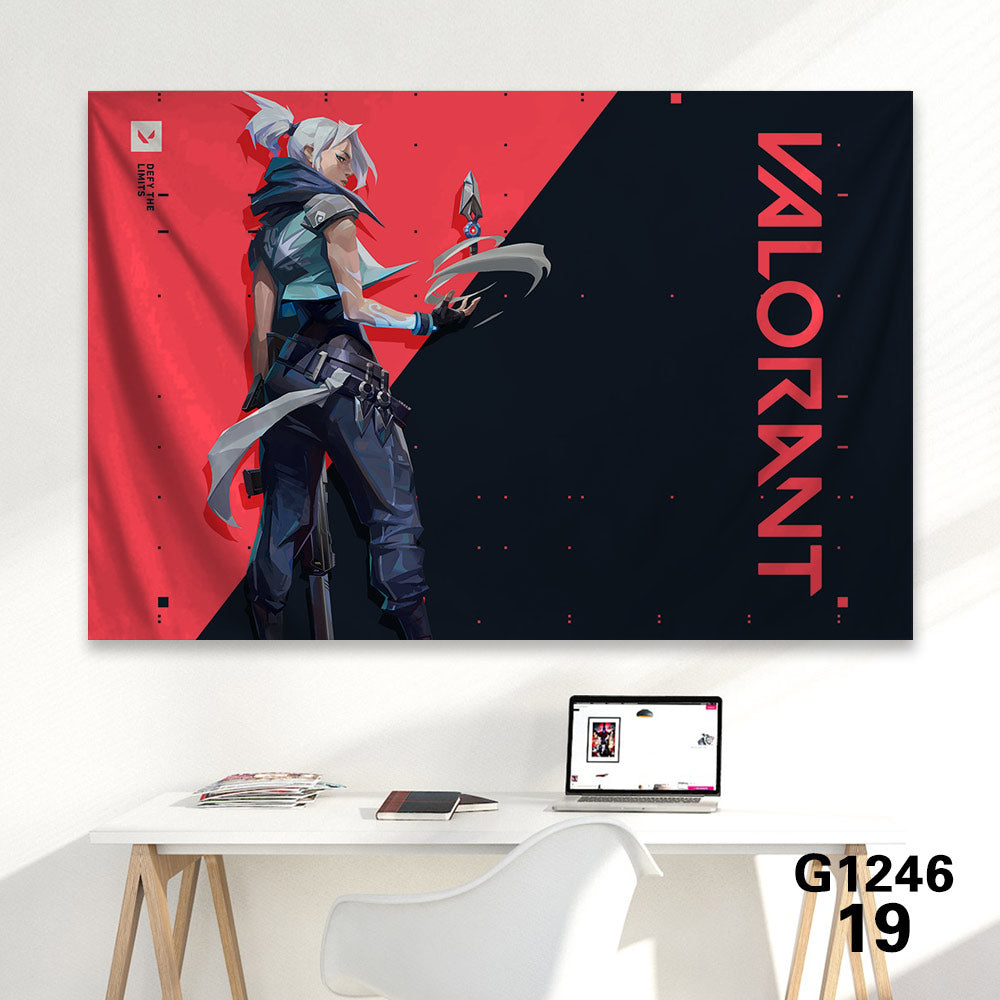 Customized Soft Hot Game Characters Tapestry Wall Arts Gamers Room Decor
