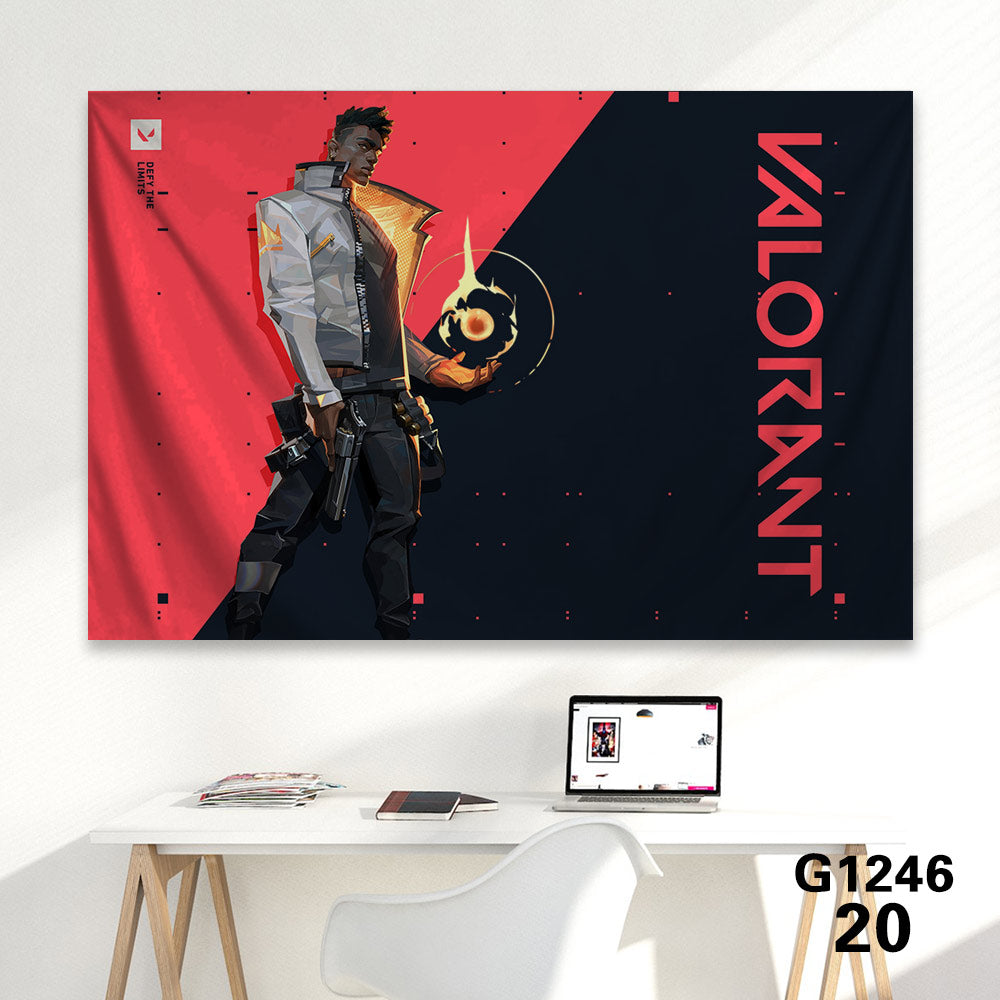 Customized Soft Hot Game Characters Tapestry Wall Arts Gamers Room Decor