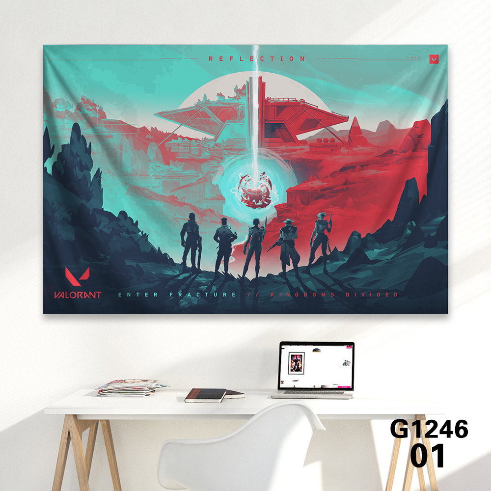 Customized Soft Hot Game Characters Tapestry Wall Arts Gamers Room Decor