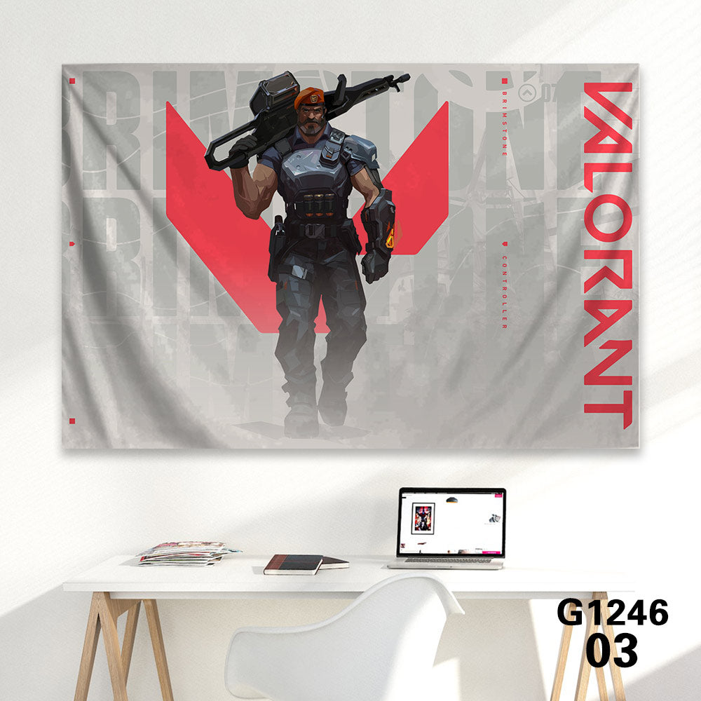 Customized Soft Hot Game Characters Tapestry Wall Arts Gamers Room Decor