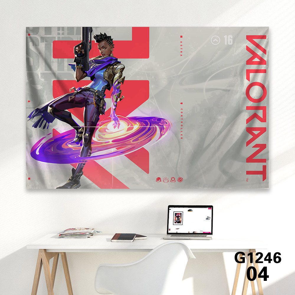 Customized Soft Hot Game Characters Tapestry Wall Arts Gamers Room Decor
