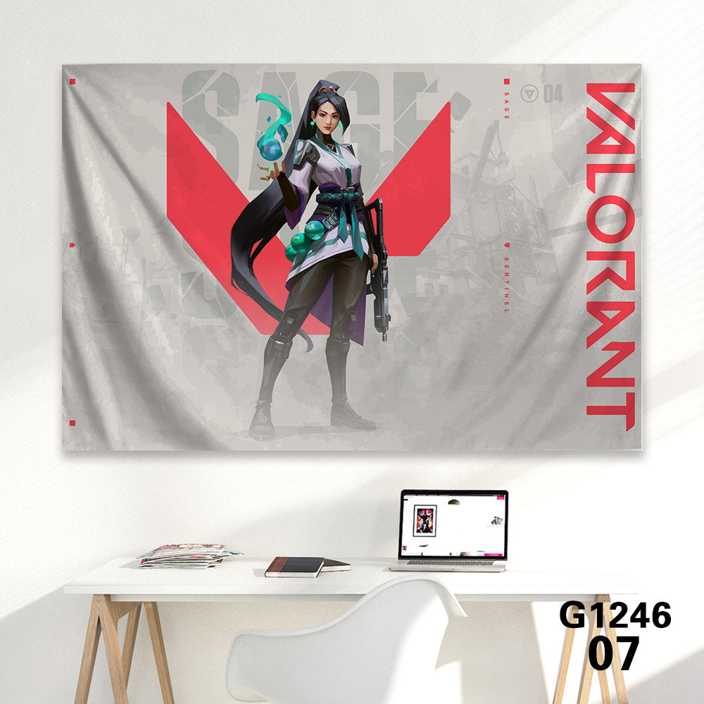 Customized Soft Hot Game Characters Tapestry Wall Arts Gamers Room Decor