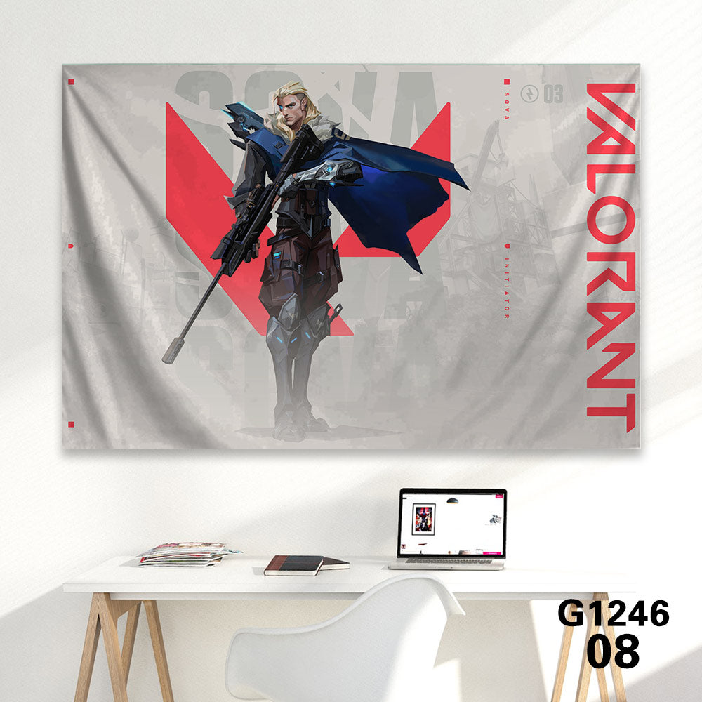 Customized Soft Hot Game Characters Tapestry Wall Arts Gamers Room Decor