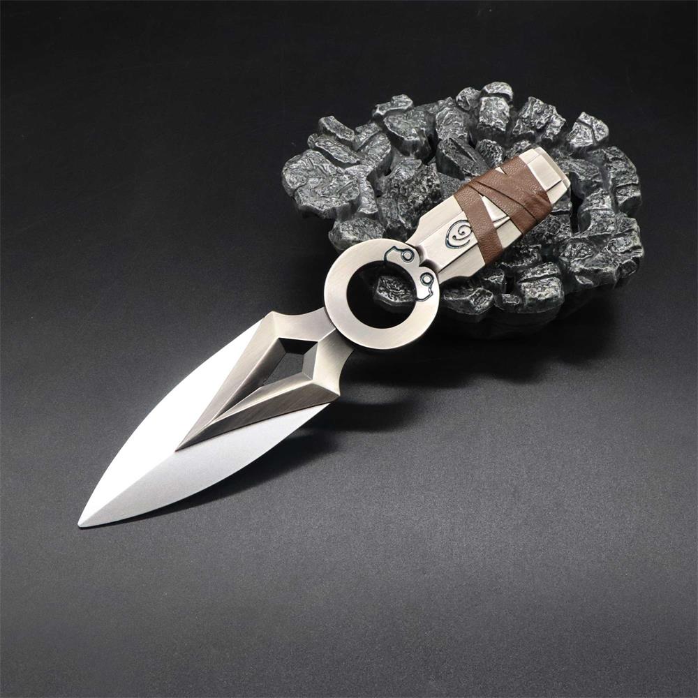 Jett Kunai Metal Jett Throwing Knife Life Size Blunt Blade Replica
