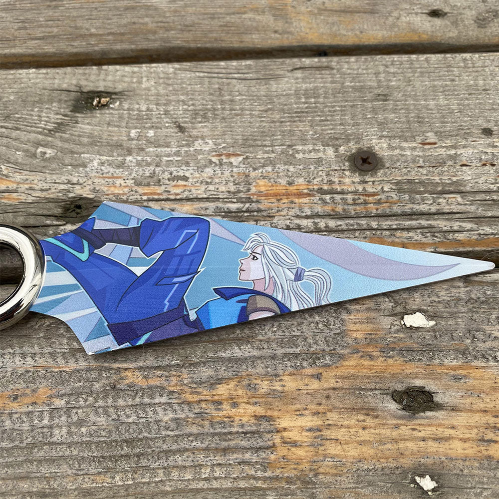 Go Volume No 1 Knife Jett Kunai Life Size Blunt Metal Replica