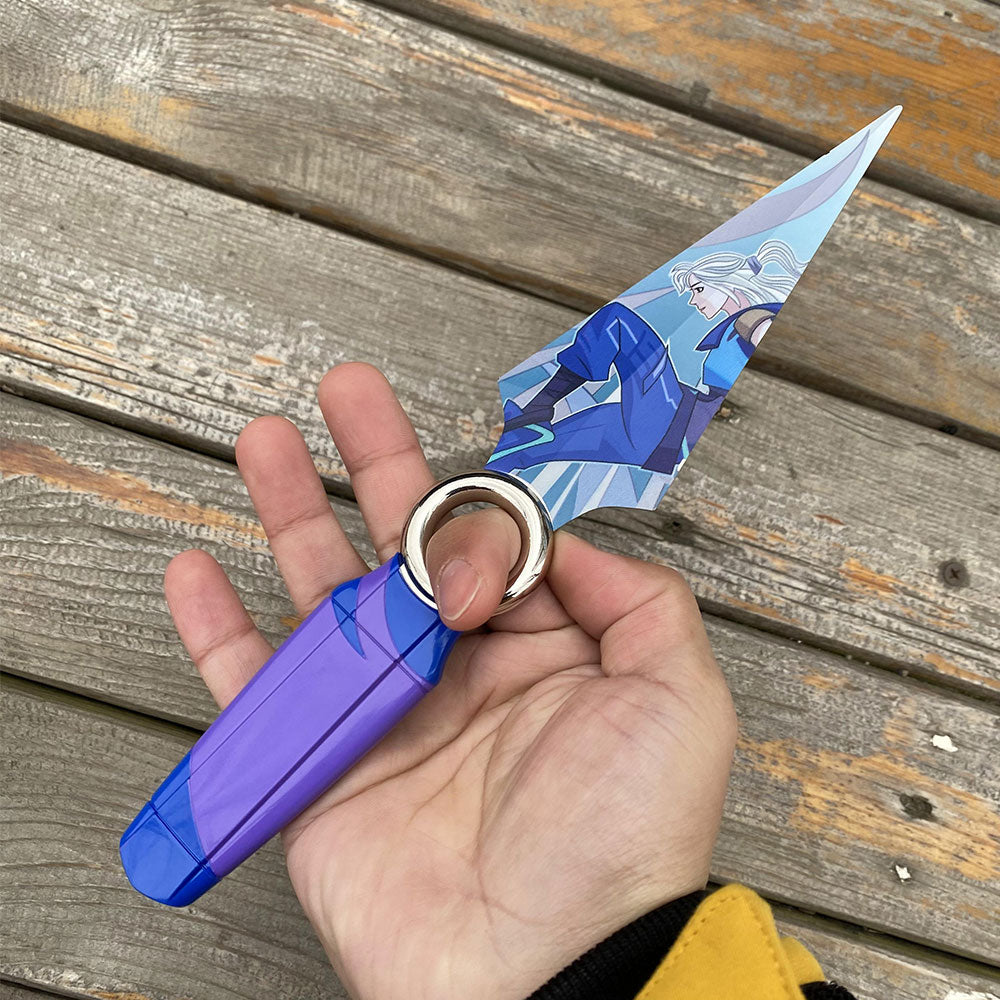 Go Volume No 1 Knife Jett Kunai Life Size Blunt Metal Replica