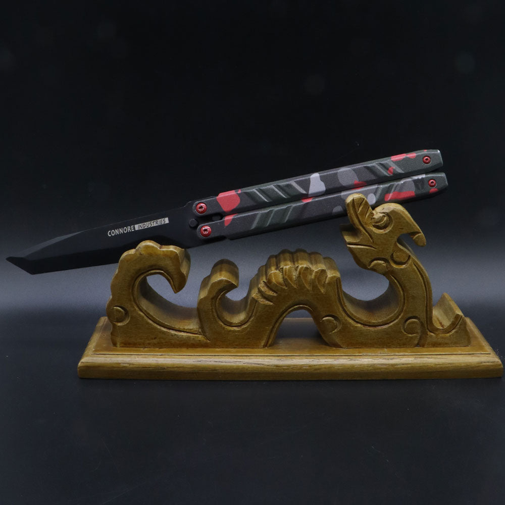 Wooden Dragon Totem Full-Size ACG Weapon Display Holder