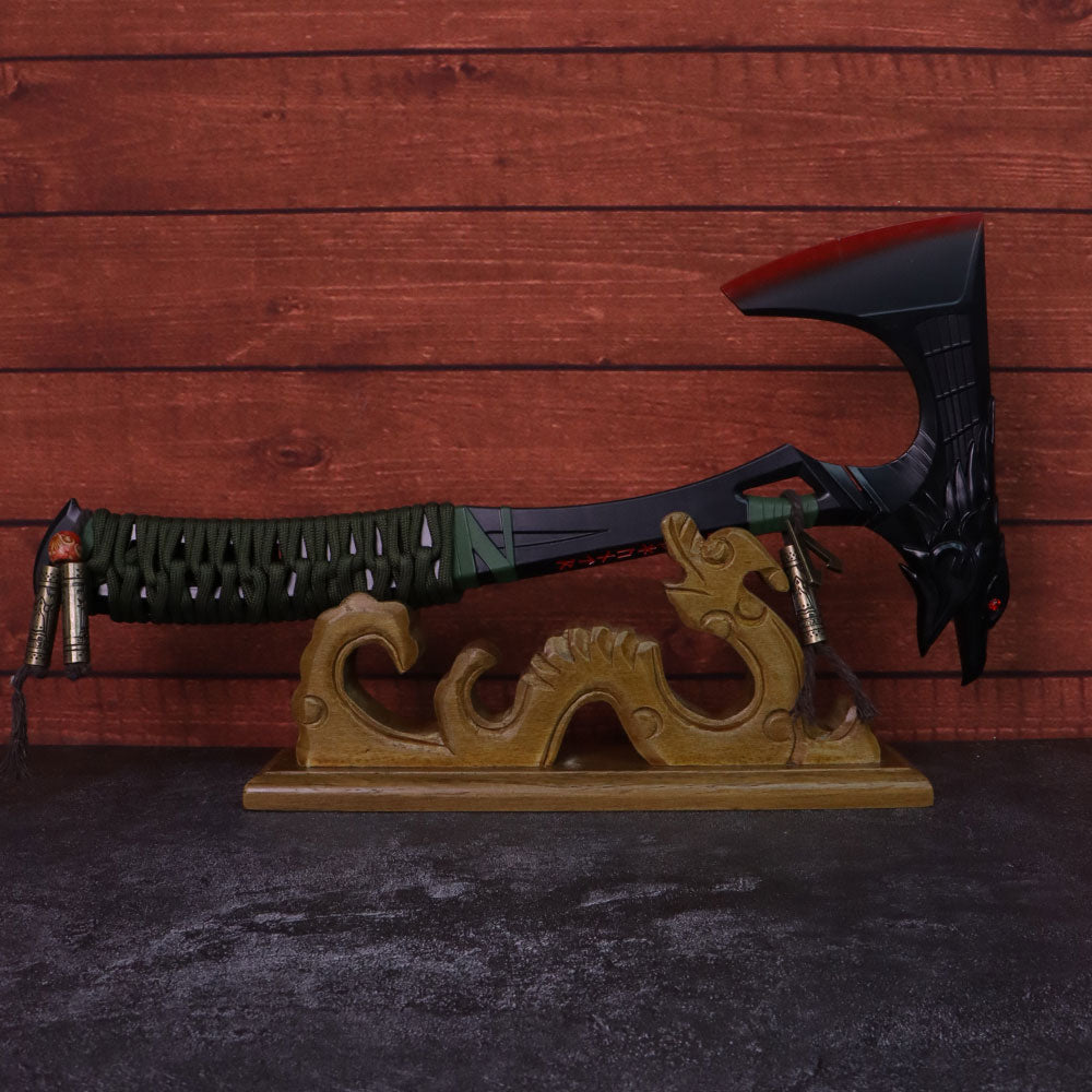 Wooden Dragon Totem Full-Size ACG Weapon Display Holder