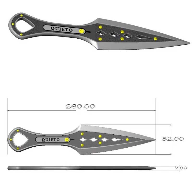 The Most Accurate Wraith Kunai 1:1 Scale Metal Wraith Heirloom
