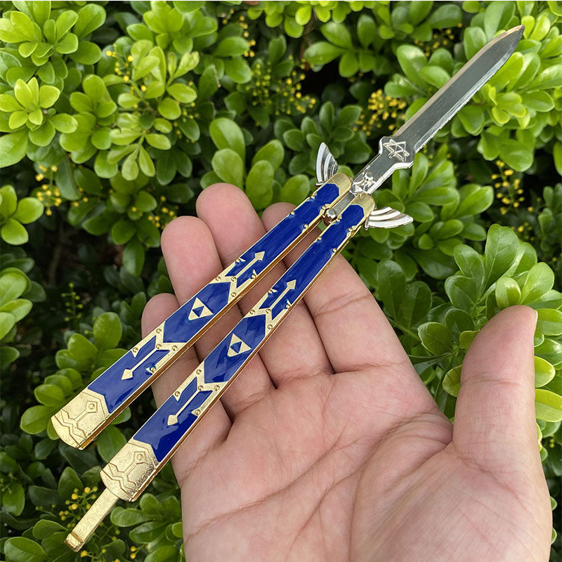 Blunt Switch Game Breath of The Wild Butterfly Knife Display Model