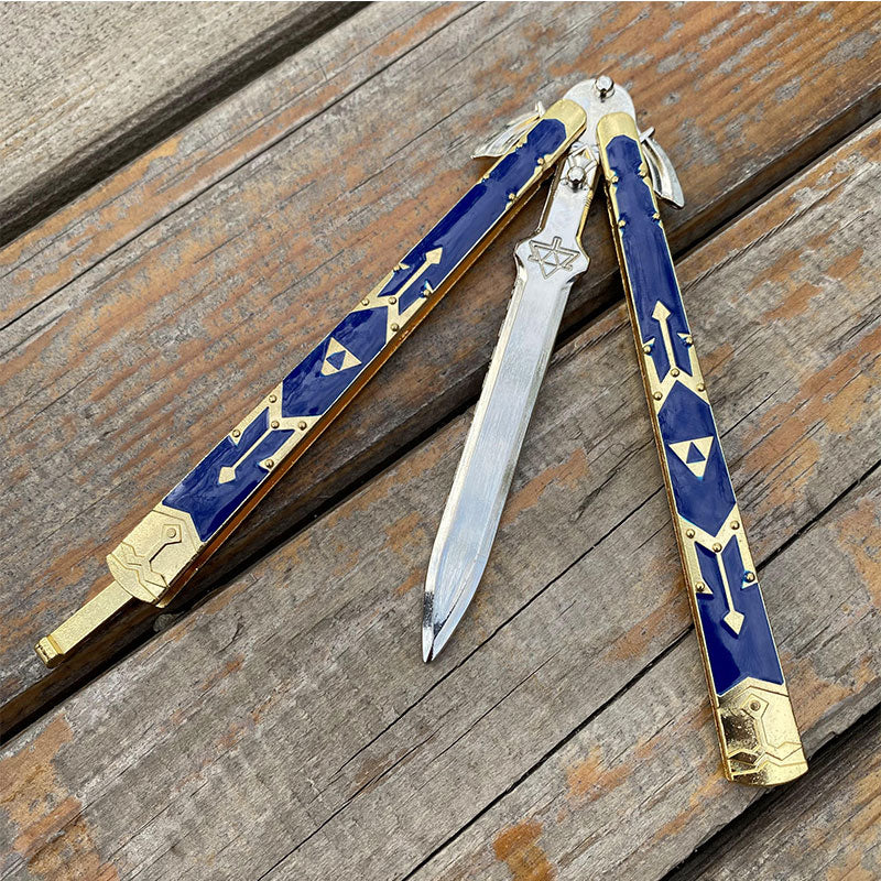 Blunt Switch Game Breath of The Wild Butterfly Knife Display Model