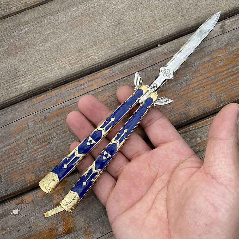 Blunt Switch Game Breath of The Wild Butterfly Knife Display Model