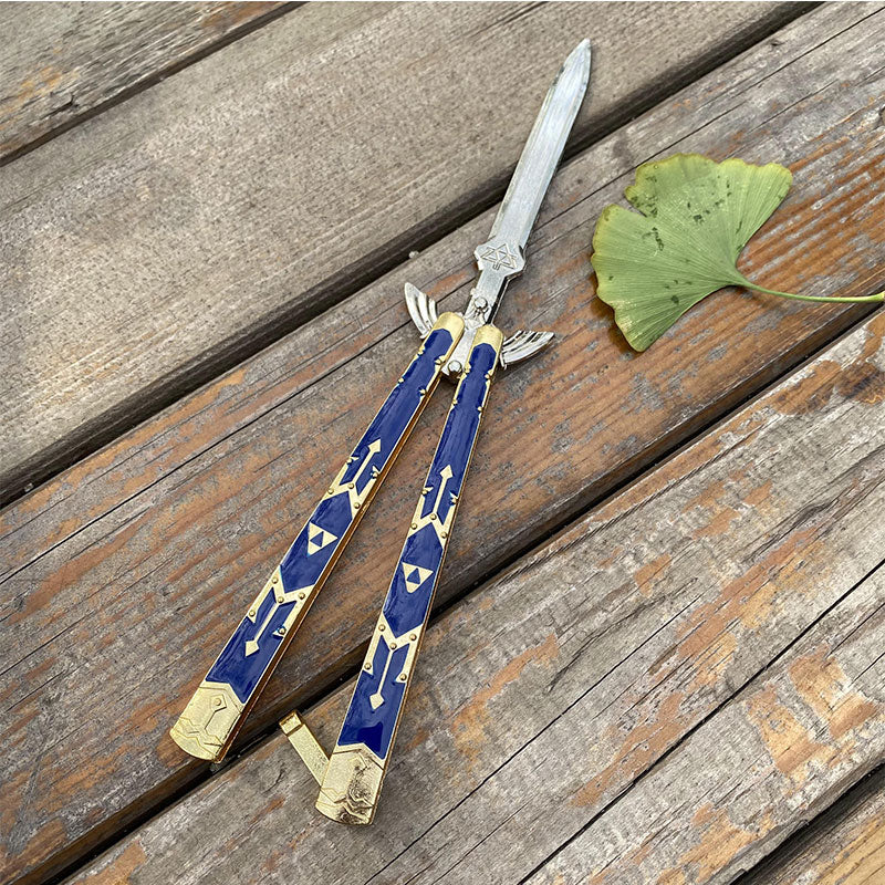 Blunt Switch Game Breath of The Wild Butterfly Knife Display Model