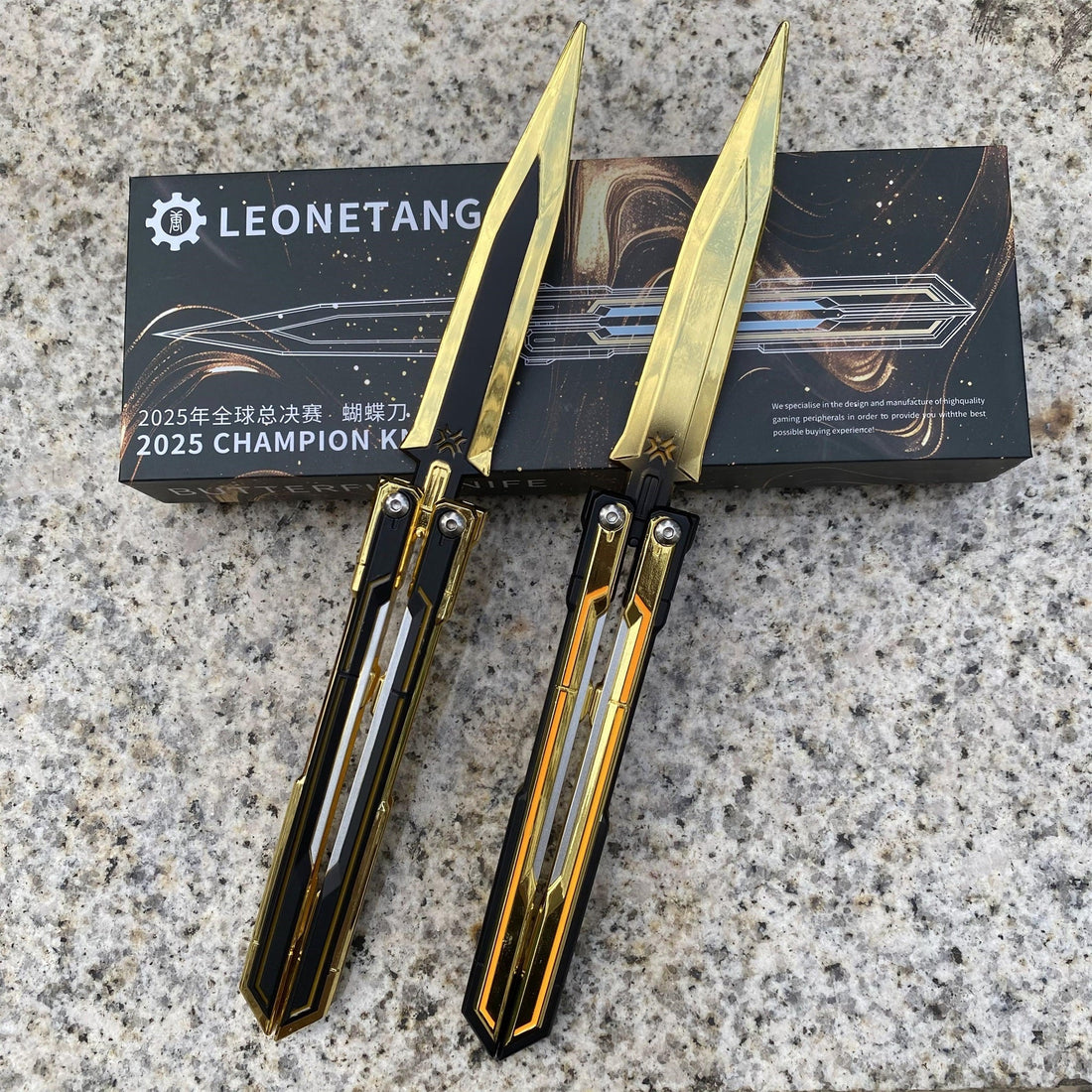 Champions 2025 Butterfly Knife Alloy Prop | Valorant 2025 Championship Game Replica