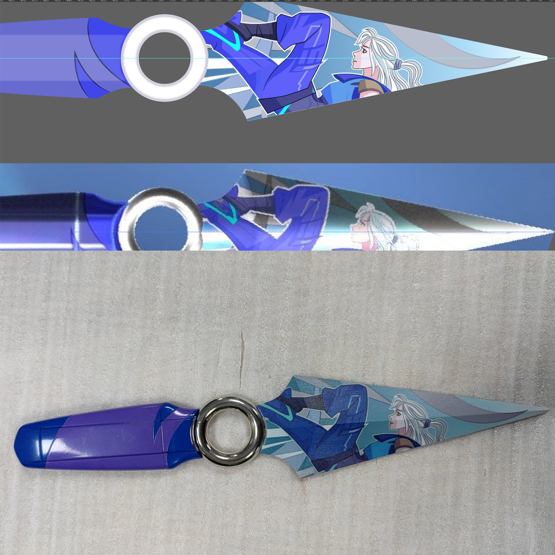 Valorant GO! Vol. 1 Kunai Metal Replica