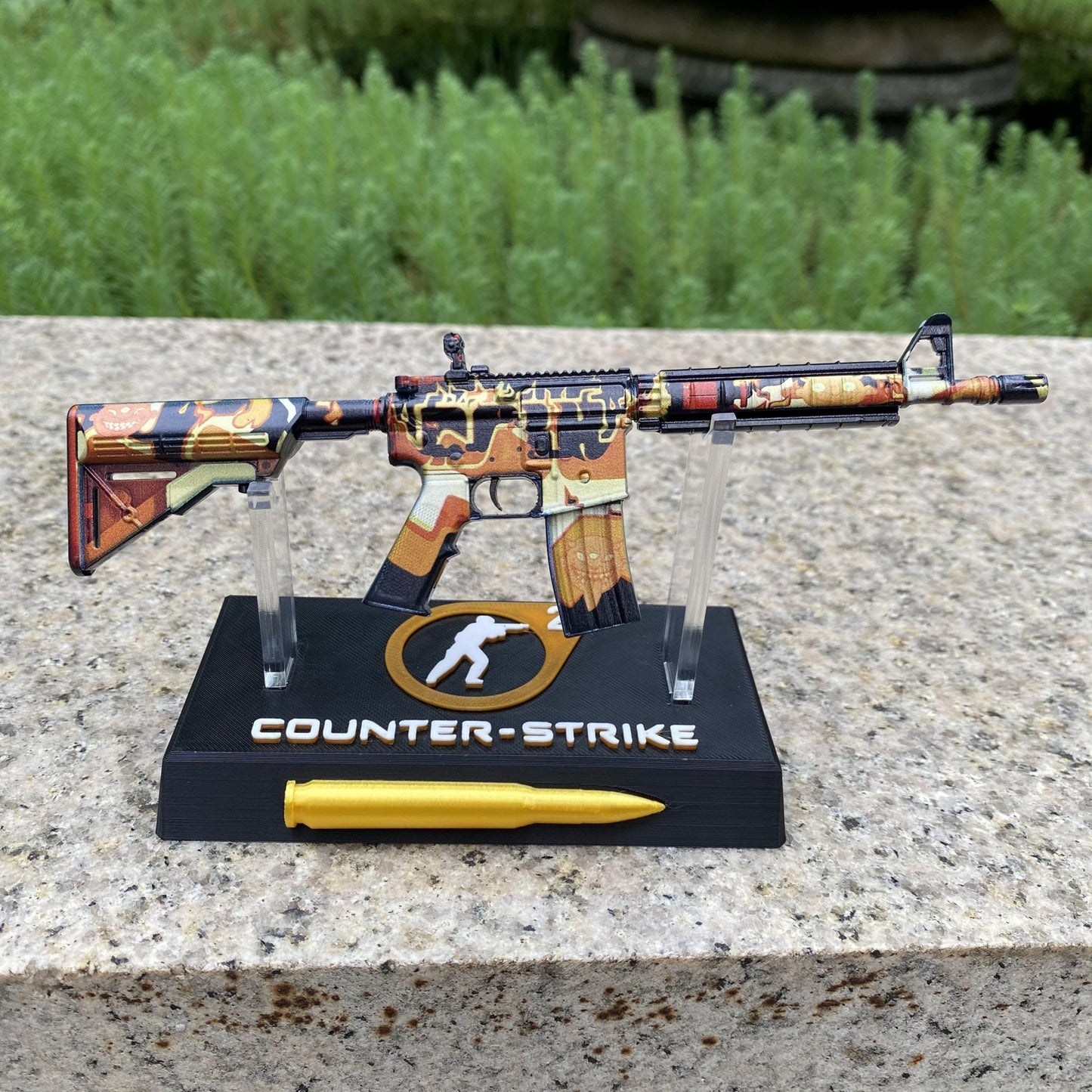 CS M4A4 Hellish Mini Metal Replica For Collection