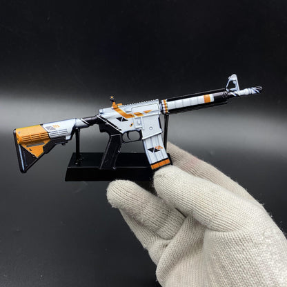 CS M4A4 Asiimov Mini Metal Replica For Collection