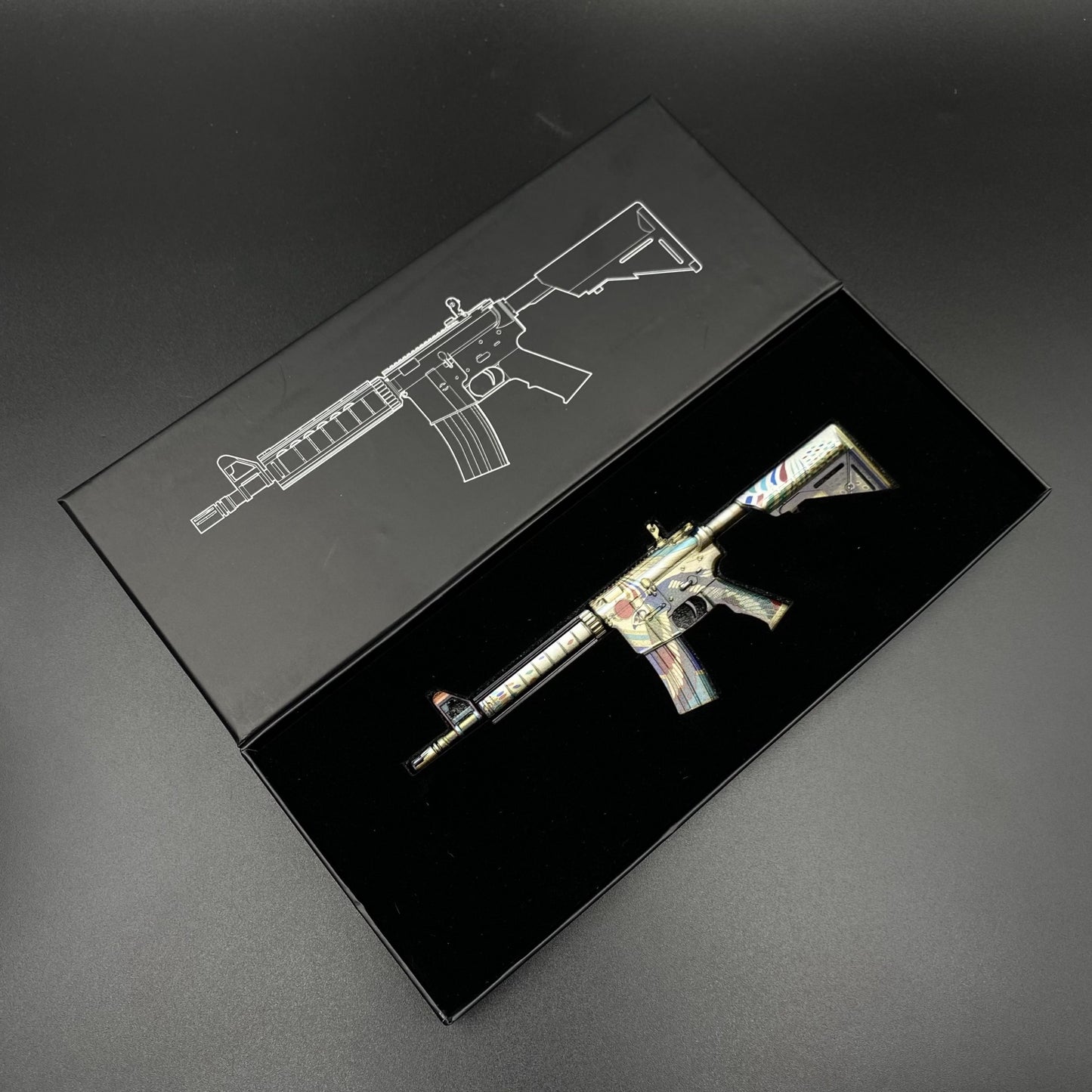Metal Tiny CS Eye of Horus Gun Miniature For Collection