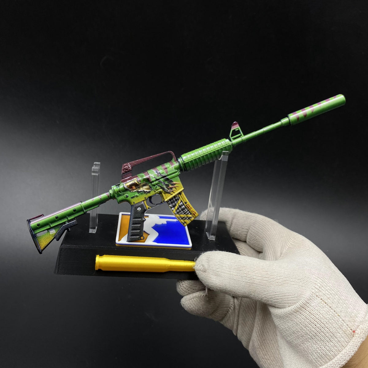 CS M4A1‑S Emphorosaur-S Metal Tiny Gun Replica for Collectible