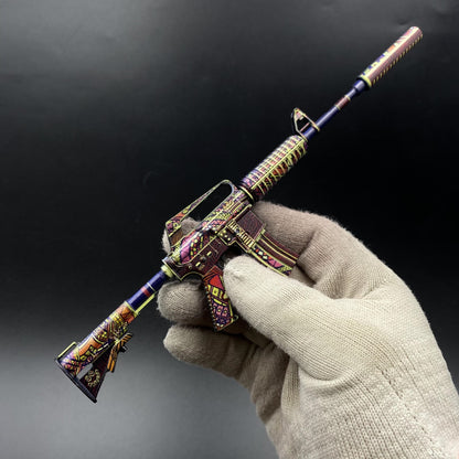 M4A1-S Chantico’s Fire Mini Metal Replica Gun for Collectible
