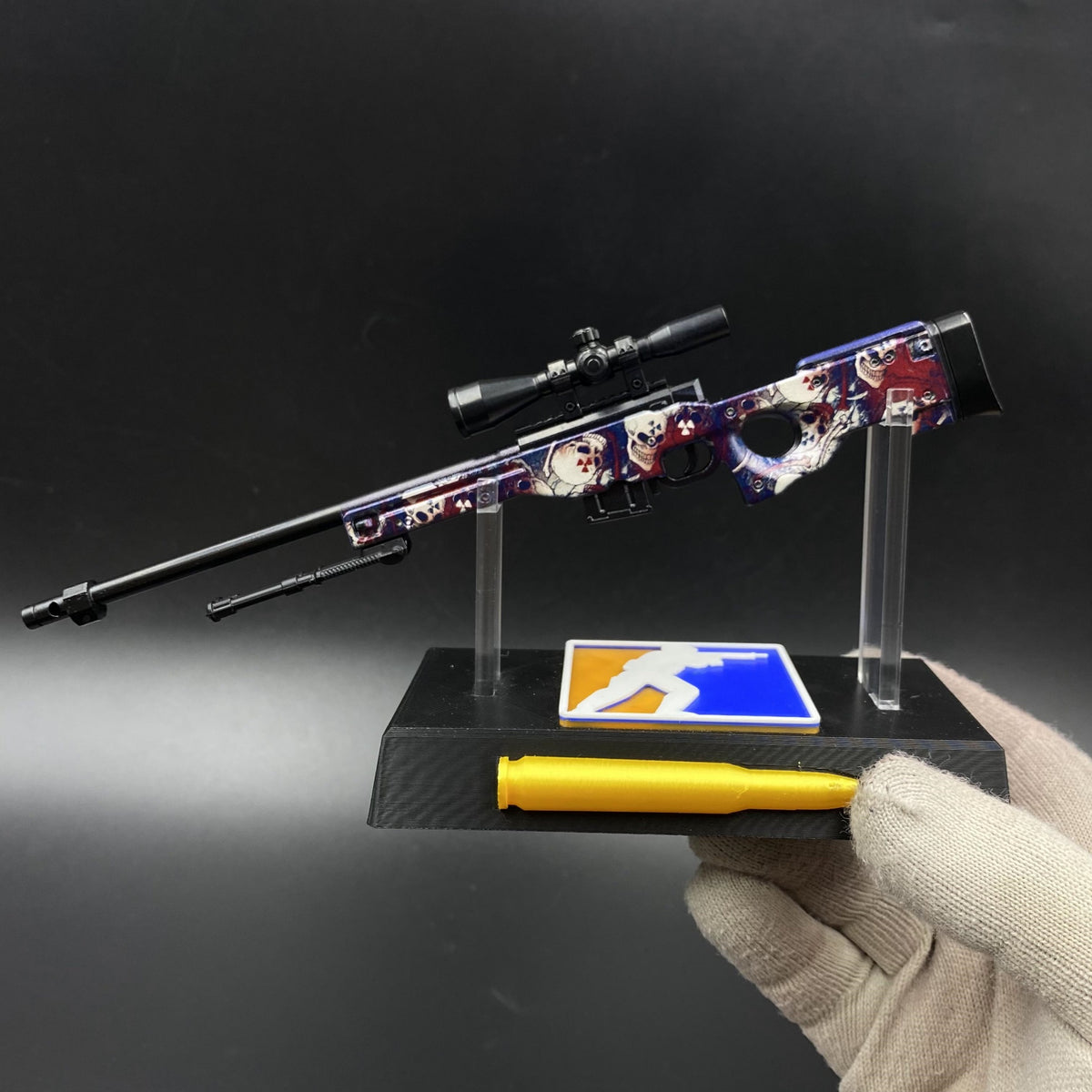 CS Tiny Gun Acheron AWP Metal Miniature For Collection