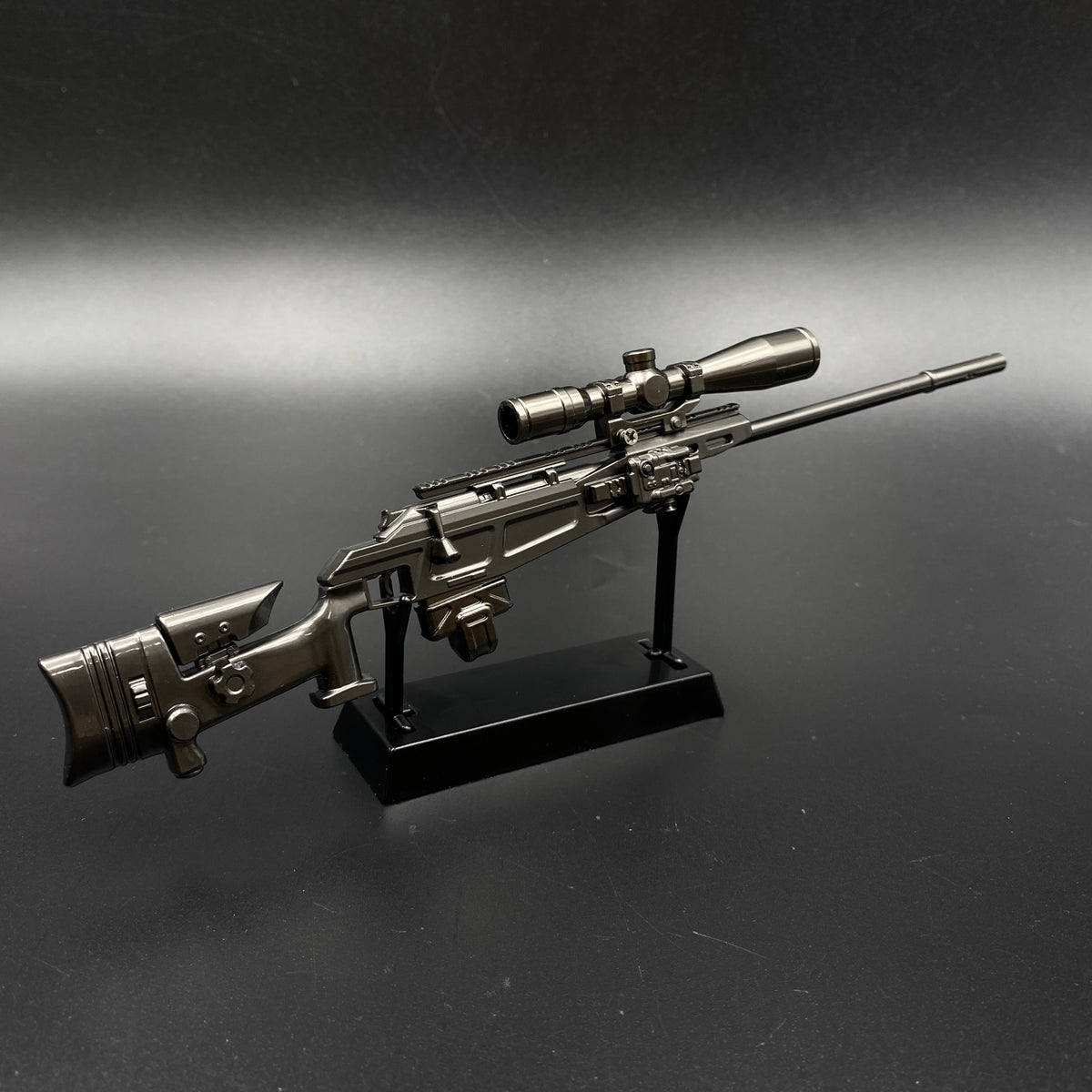 Delta Force Game R93 Sniper Rifle Mini Alloy Replica, Non-Firing Static Replica Game Collectible
