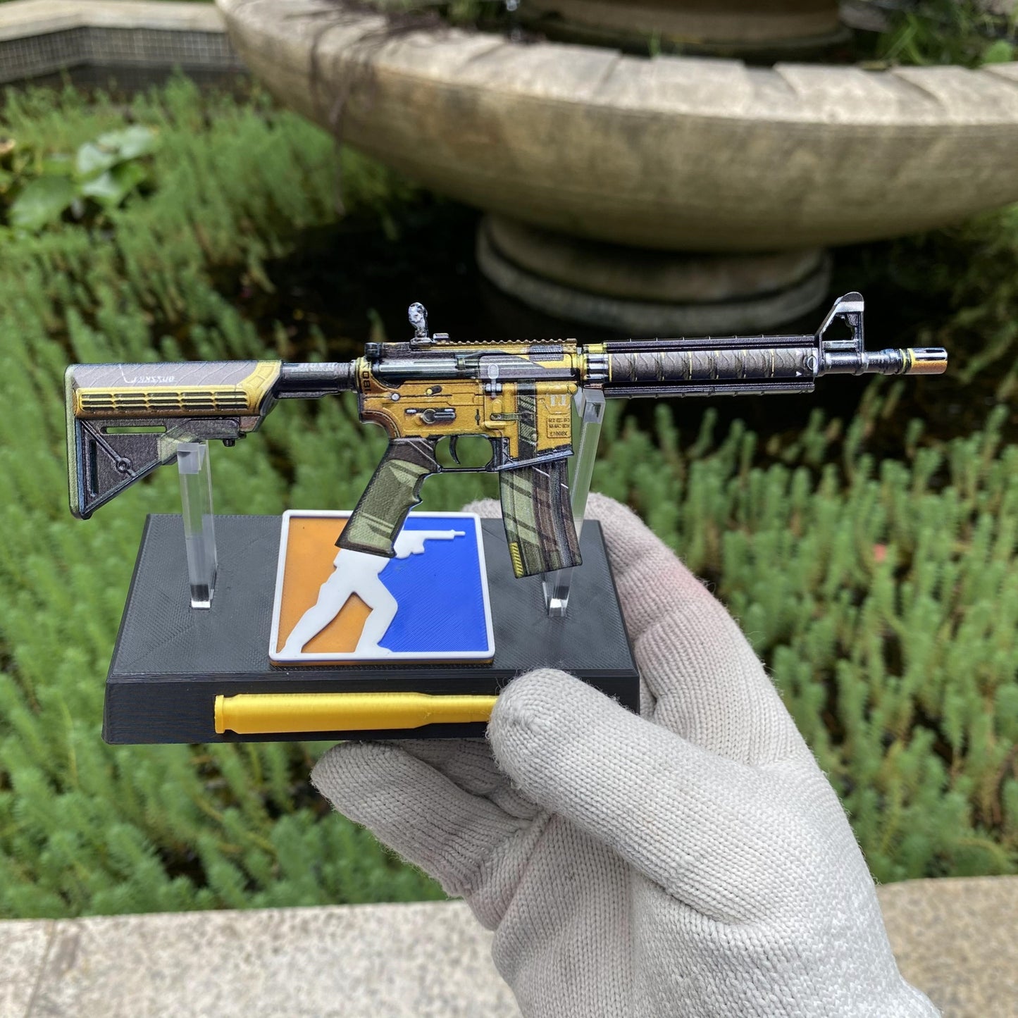 Metal Tiny CS M4A4 Buzz Kill Gun Miniature For Collection