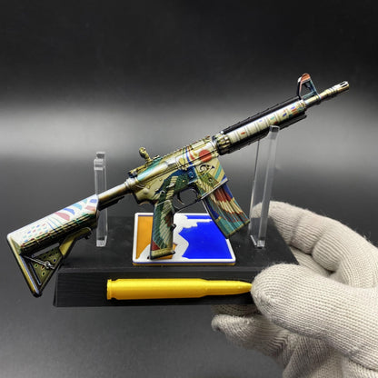 Metal Tiny CS Eye of Horus Gun Miniature For Collection