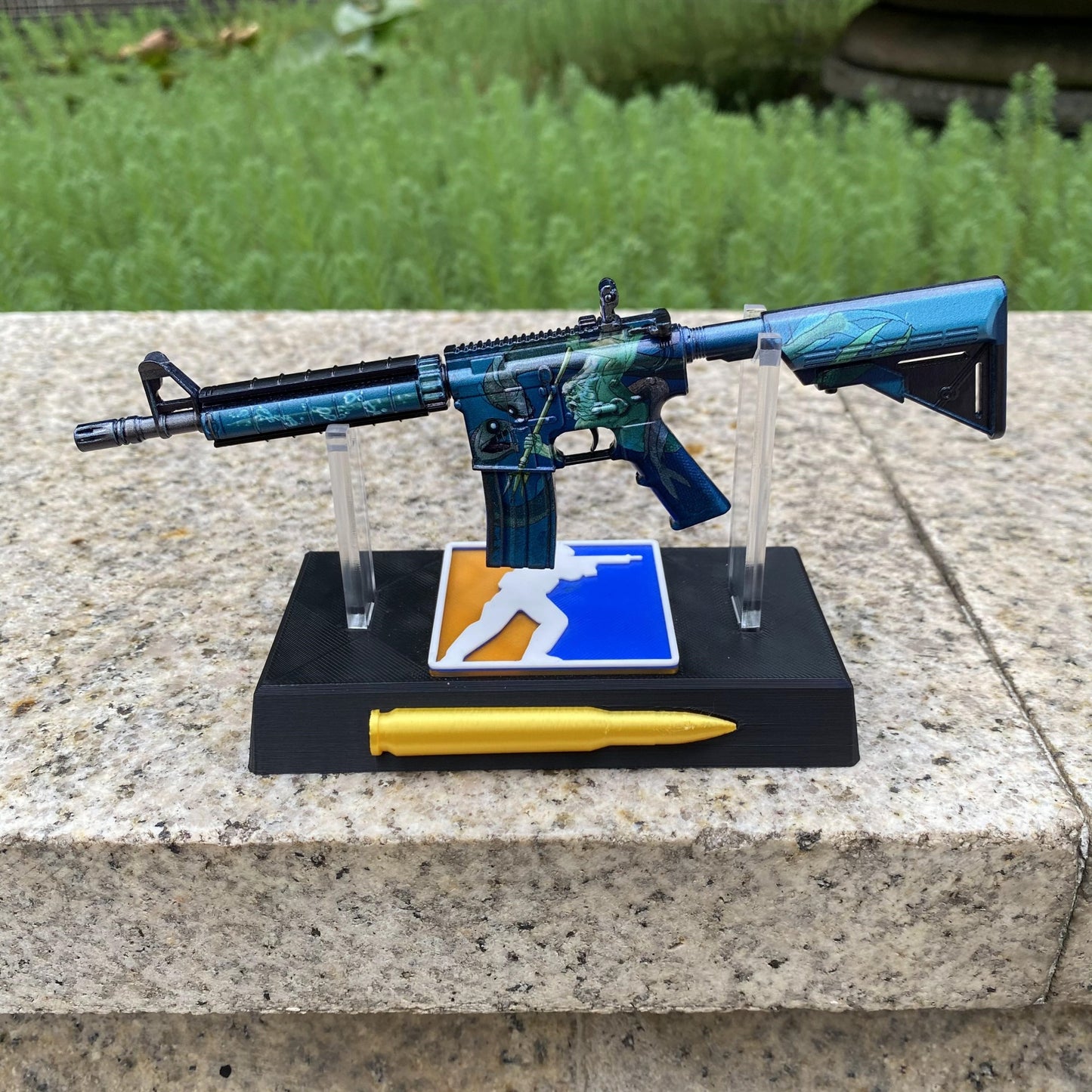 Metal Tiny CS M4A4 Poseidon Gun Miniature For Collection