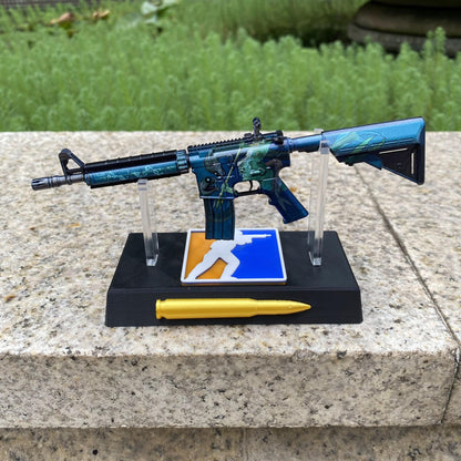 Metal Tiny CS M4A4 Poseidon Gun Miniature For Collection