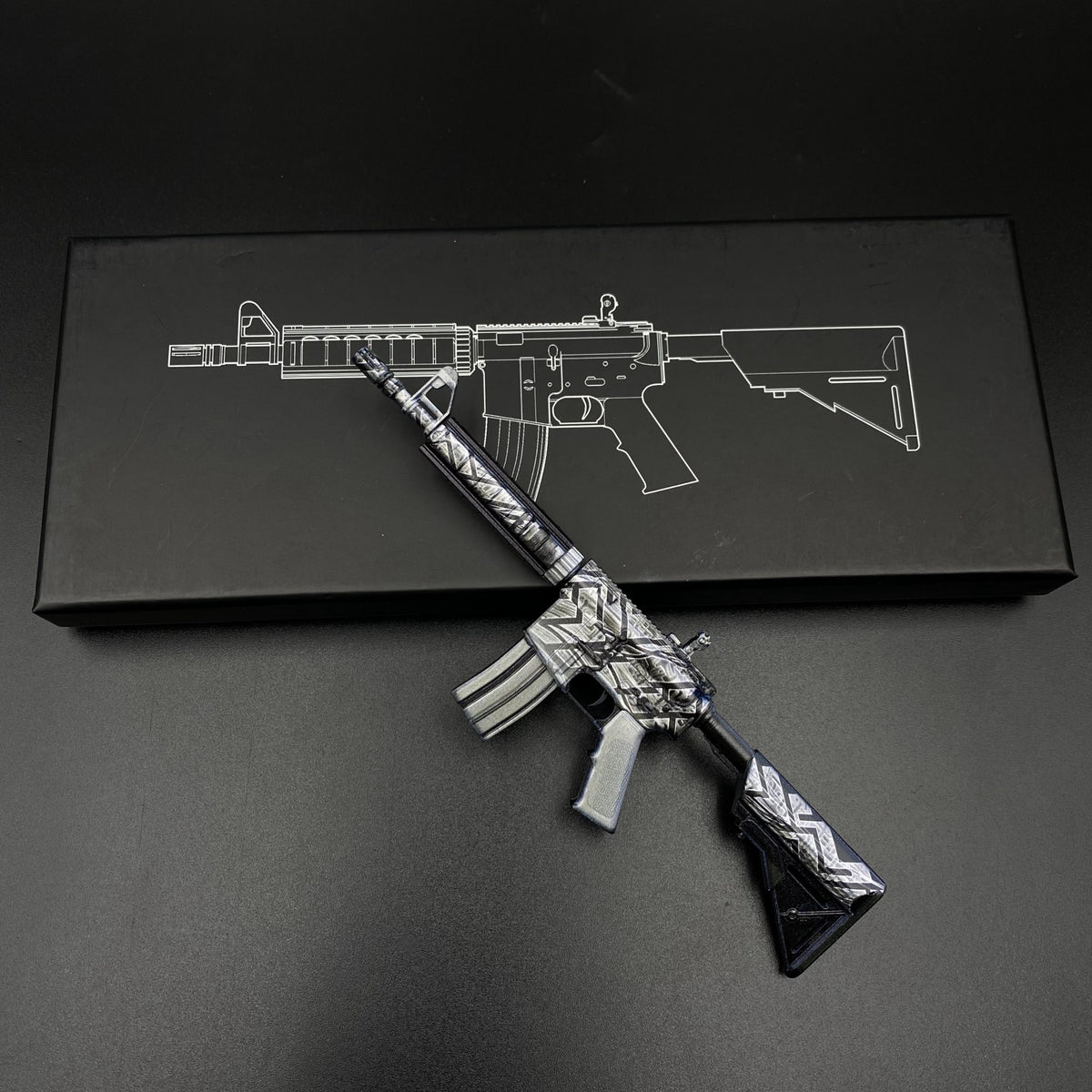 CS M4A4 Aeolian Dark Mini Metal Replica For Collection