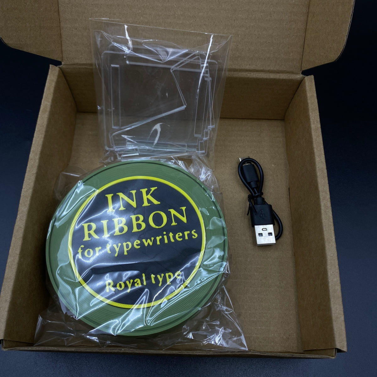 RE Ink Ribbon Speaker Replica Prop, 3D Printed Horror Game Fan Art Desktop Decor, Collectible Gaming Ornament Gift