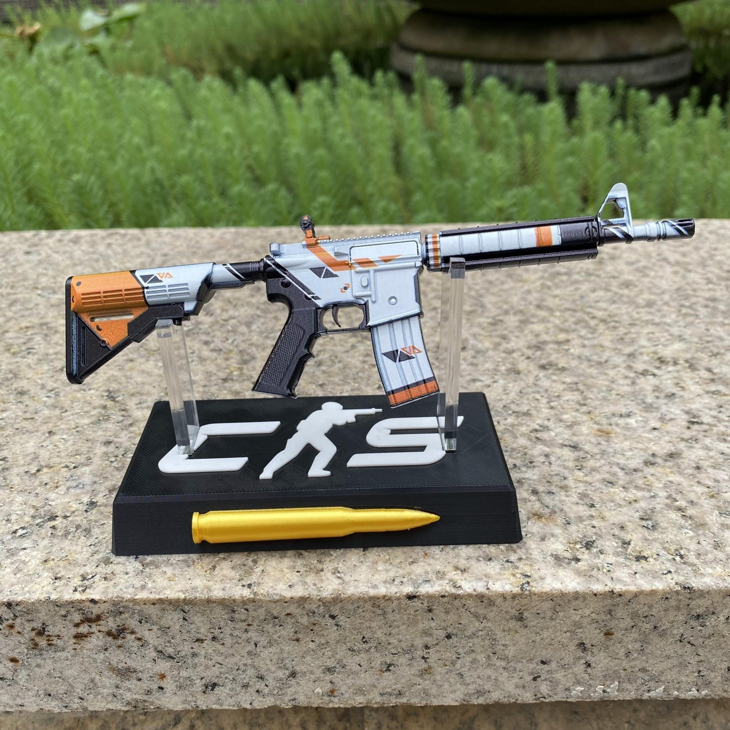 CS M4A4 Asiimov Mini Metal Replica For Collection