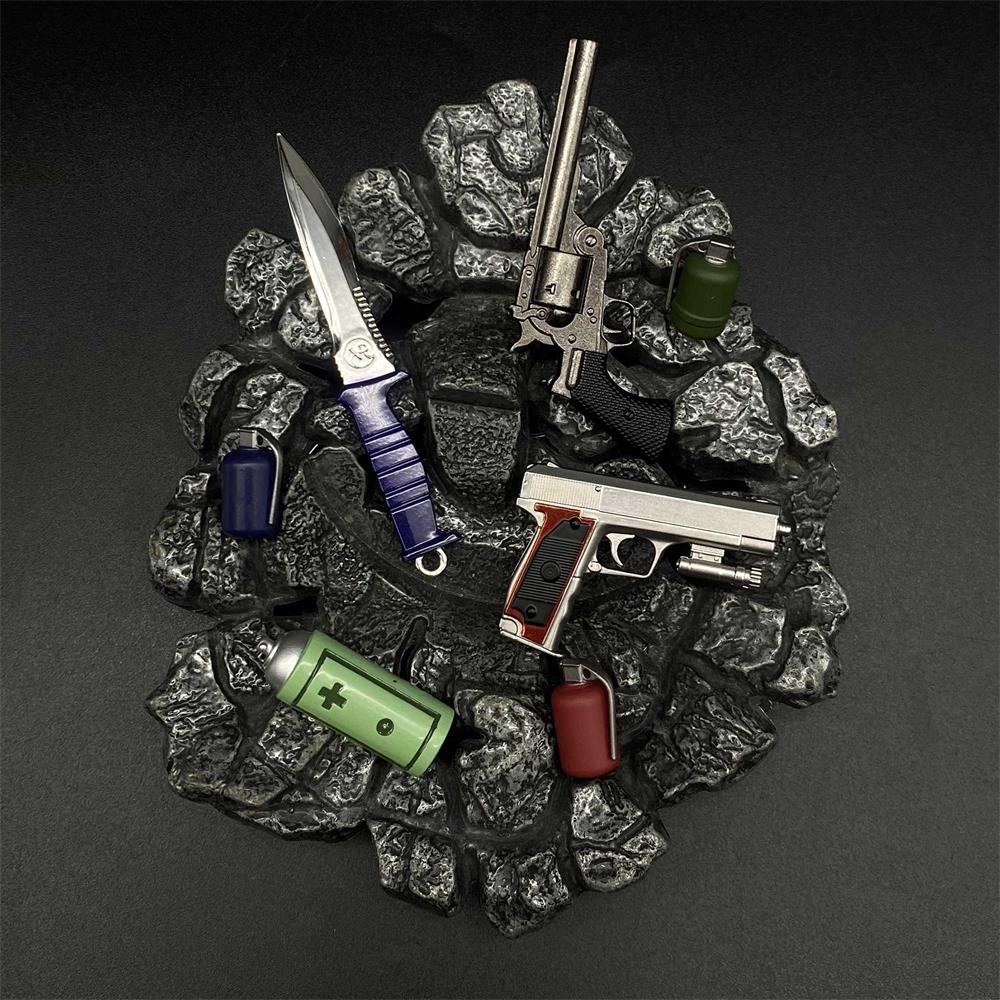 Re4 Weapon Case Leon S Kennedy Metal Mini Weapon Suitcase 11 in 1