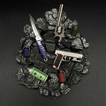 Re4 Weapon Case Leon S Kennedy Metal Mini Weapon Suitcase 11 in 1