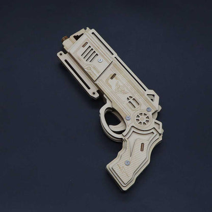 3D Wooden Rubber Band Gun Model Kit