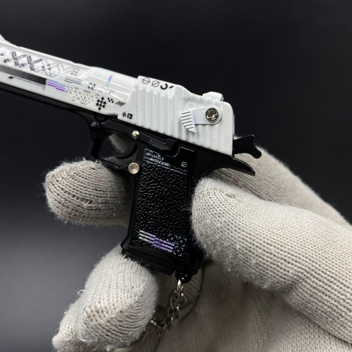 Desert Eagle Printstream mini Metal replica from Fracture Case CS2 game For Collectible